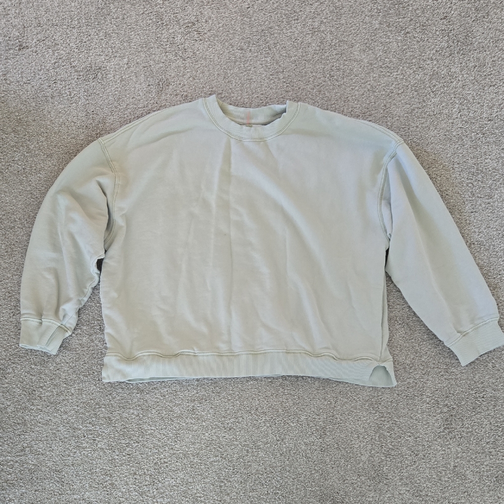 Fp Movement All Star Mint Green Oversized Sweatshirt With Pockets